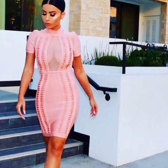 Image of STUDDED SATIN SUMMER DRESS