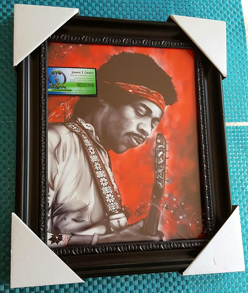 "Jimi" HD Airbrushed limited edition