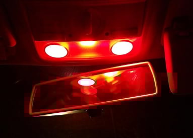 Image of 1 Single LED SMD Diodes T10 Wedge for domes/trunk/license plate