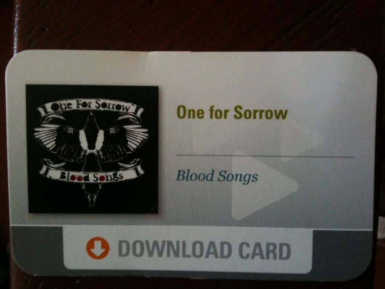 Image of Blood Songs - Direct Download Card
