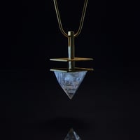 Image 1 of INTUITION necklace // Apophyllite pyramid crystal