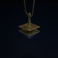 Image 2 of LOVE CONNECTION necklace // Rose Quartz pyramid crystal