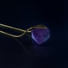 STABILITY necklace // Purple Fluorite crystal