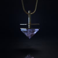 Image 1 of SERENITY WISDOM necklace // Amethyst pyramid crystal