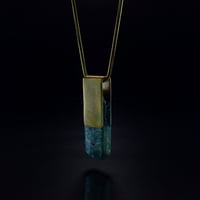 Image 1 of GAIA necklace // Green Kyanite crystal