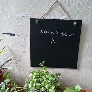 Small Light-Weight Frameless Chalkboard