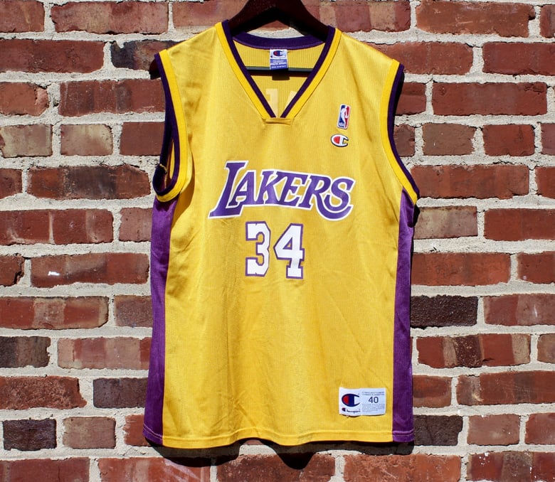 Image of Champion Shaquille O'Neal Lakers Jersey