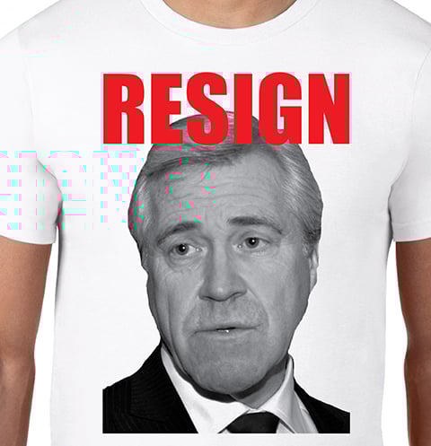 Image of Dwight Ball RESIGN Tee
