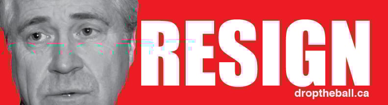 Image of Dwight Ball RESIGN bumper sticker
