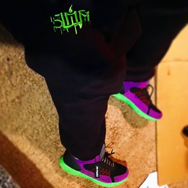 Image of SLIMER embroidered sweatpants/joggers