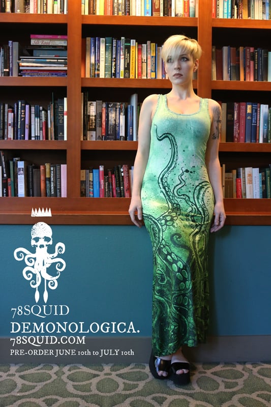 Image of TENTACLE RISING MAXI DRESS