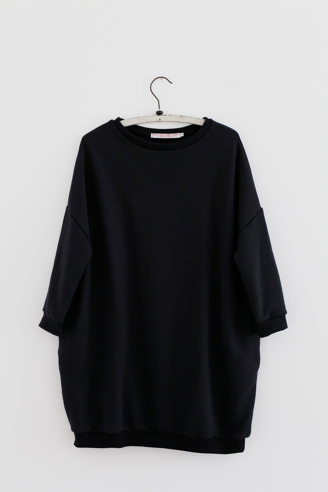 Oversized black sweatshirt on sale