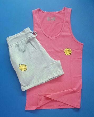 Image of Gold Roze Ladies jogger and tank set