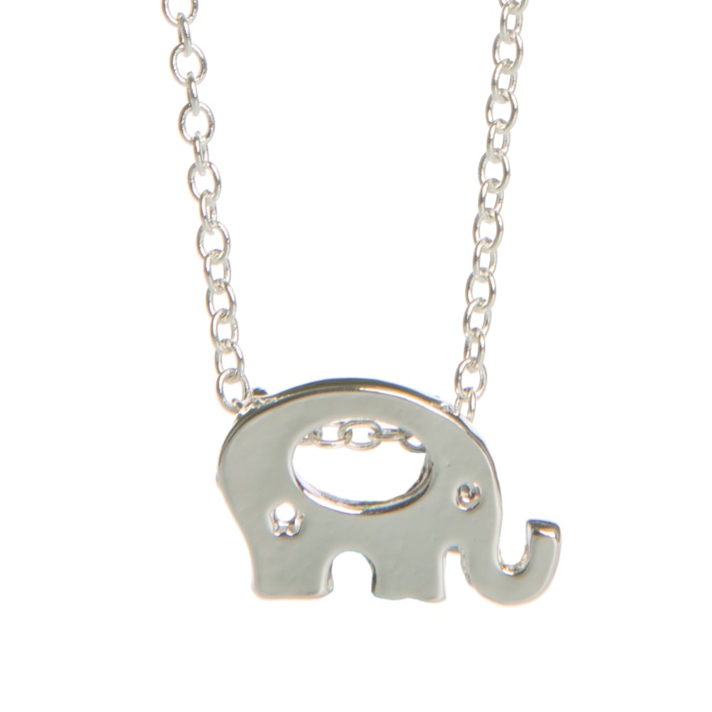 Image of Elephant Charm Necklace