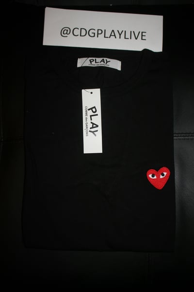 Image of Comme des Garçons Play Tee (Black)