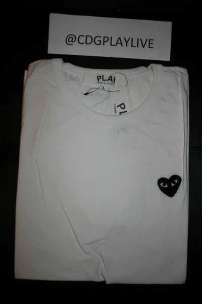 Image of Comme Des Garçons Play Tee (White)