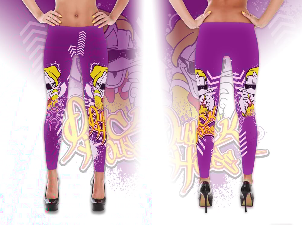 Image of Leggings - Quack design