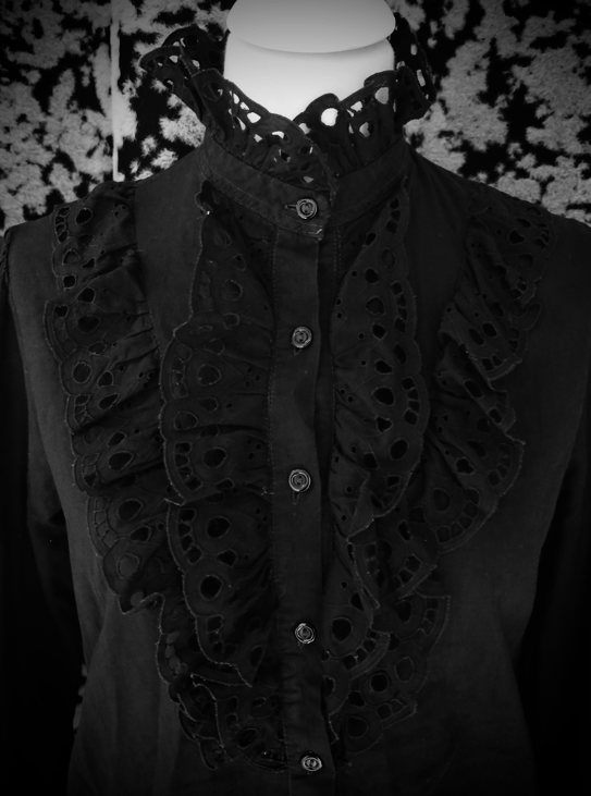 Image of 100% Cotton Vintage Ruffle Shirt