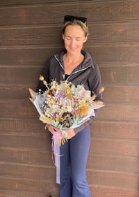 Image 2 of Dried Flower Bouquet - Pastels
