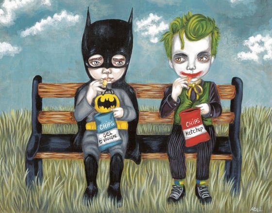 Image of Small Print Tribute Batman 5x7/Mini affiches hommage Batman 5x7
