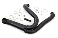 Image 1 of 1984-94 Harley Davidson FXR Black Wyatt Gatling 2 into 1 Exhaust Pipe Header KIT