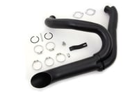 Image 2 of 1984-94 Harley Davidson FXR Black Wyatt Gatling 2 into 1 Exhaust Pipe Header KIT