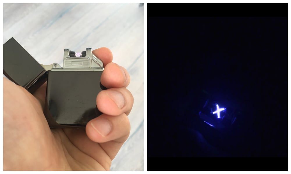 Image of x.edition double-arc taser + lighter BLACK