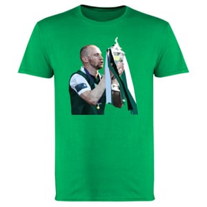 Hibs, Hibernian, David Gray Scottish Cup Winners, Polygon Art T-Shirts.