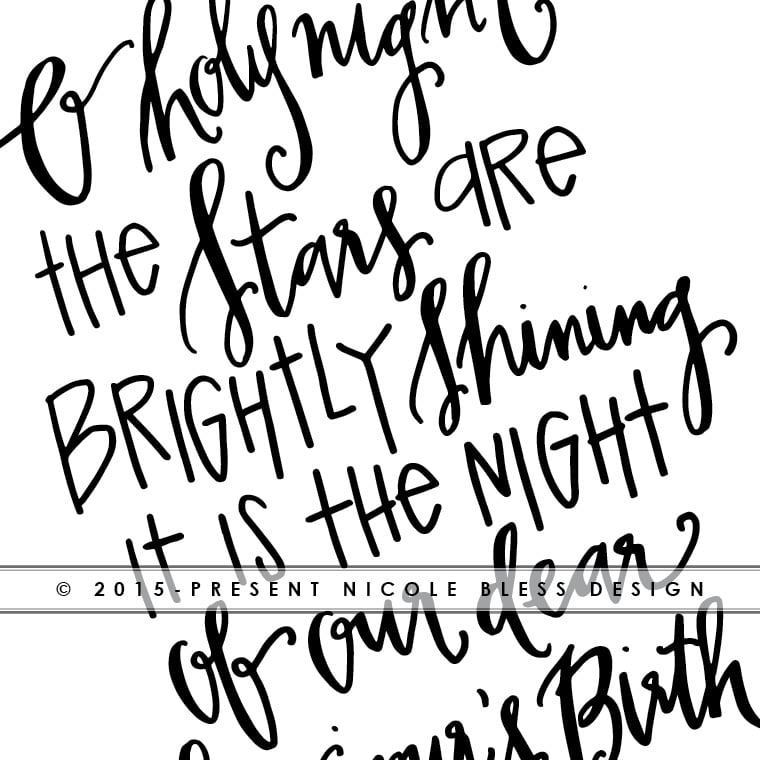 Image of O' Holy Night - Digital Print