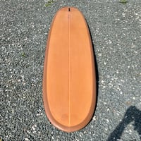 Image 6 of 9-3 Stepper Nose Rider Surfboard Polyola Blank Golden Brown Tint 