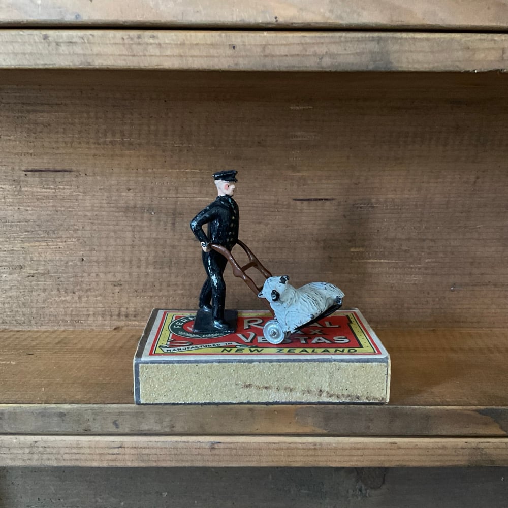 Image of Delivery Guy,Sheep & Vesta Box