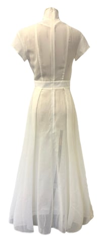 Image 2 of Lady Godiva Dress – Cream Edition“Midnight drama, maximum legend.”