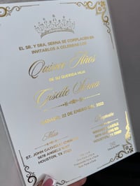 Image 3 of Foil printed invitations 