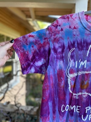 Image of MEDIUM Mom I'm Scared Come Pick Me Up Tie Dye Shirt 2