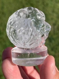 Image 6 of Clear Quartz Crystal Tiger Carving #1794