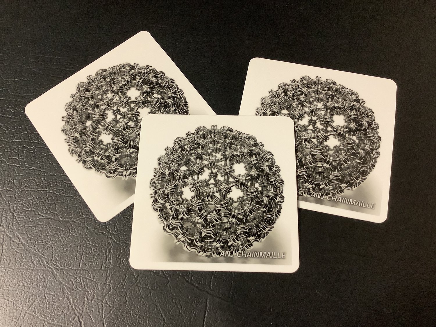 Chainmaille Japanese Spheroid Stickers