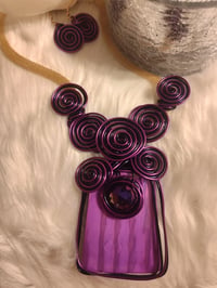 Image 2 of PURPLE REIGN NECKLACE SET