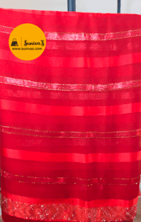 Image 3 of Nivya_Pure Satin Silk Saree with Unstitched Blouse