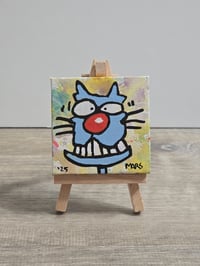 Image 3 of Spe 14 2.5x2.5 Inch Original Painting by Joey Mars