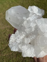 Image 7 of Large Clear Quartz Points Cluster Statement Piece #2260
