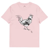 Image 3 of Chicken Unisex organic cotton t-shirt copy