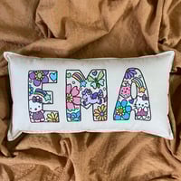 Image 4 of Girlie Mix Personalised Name Cushion