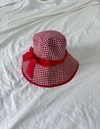Image 2 of Red bucket hat