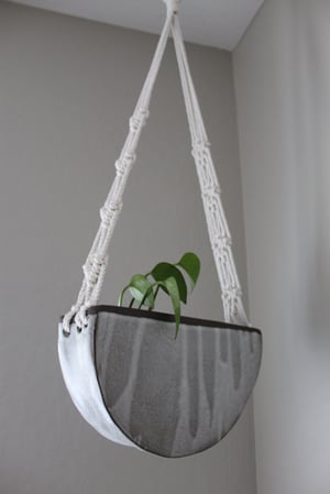 Image of Half-Moon Ceramic Plant Swing