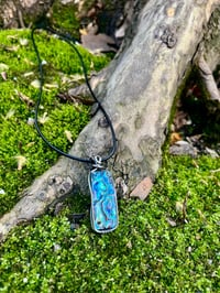 Image 2 of Sterling Silver Abalone Shell Pendant