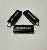 Image of 3-in-1 USB/Micro USB/USB-C Flash Drive (PLATINUM OLD SCHOOL SLOW JAMS)