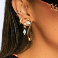 Image 2 of Molten Curve Earrings