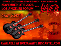 Stage played guitars LA Forum night one!