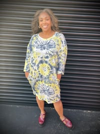 Image 11 of Milano dress with pockets - mixed pattern fabrics