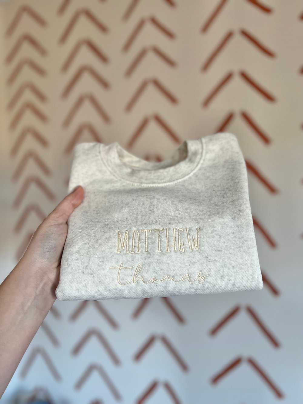 Image of Toddler name crewneck 
